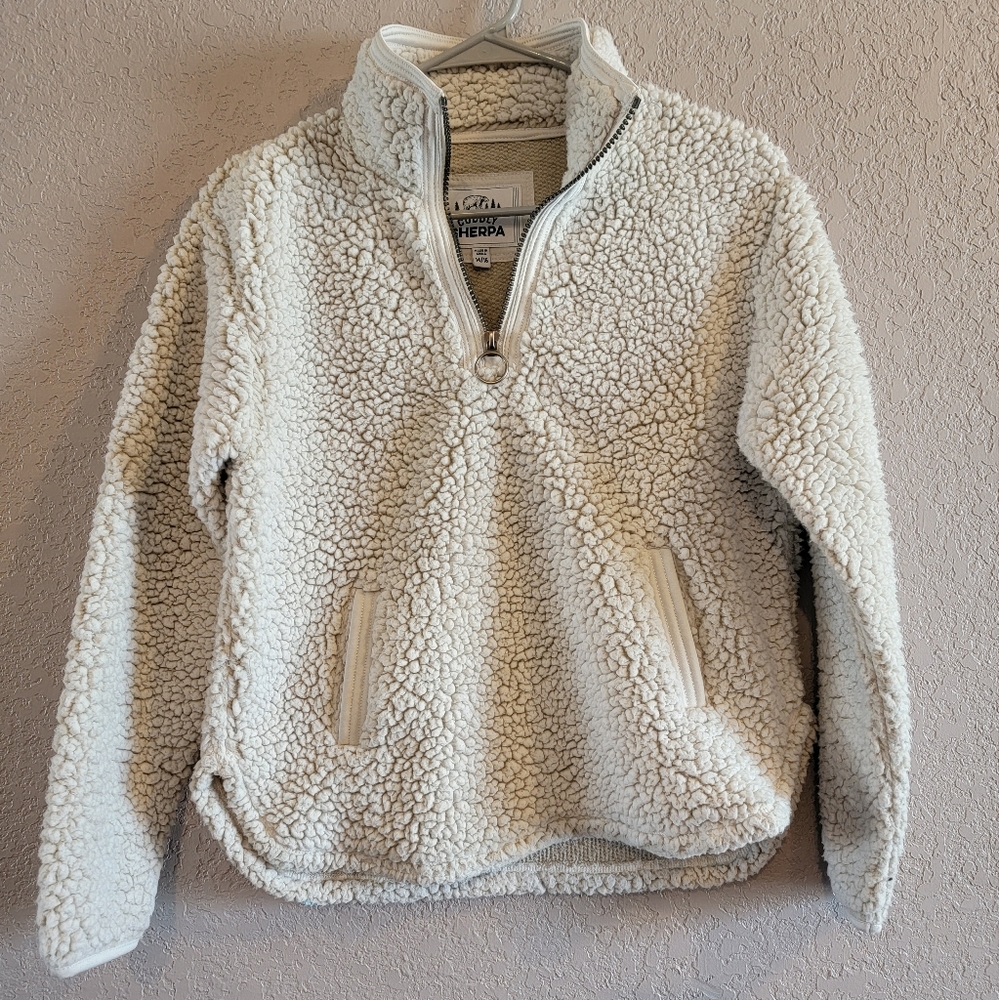 Cuddly Sherpa size 14/16 girls cream
